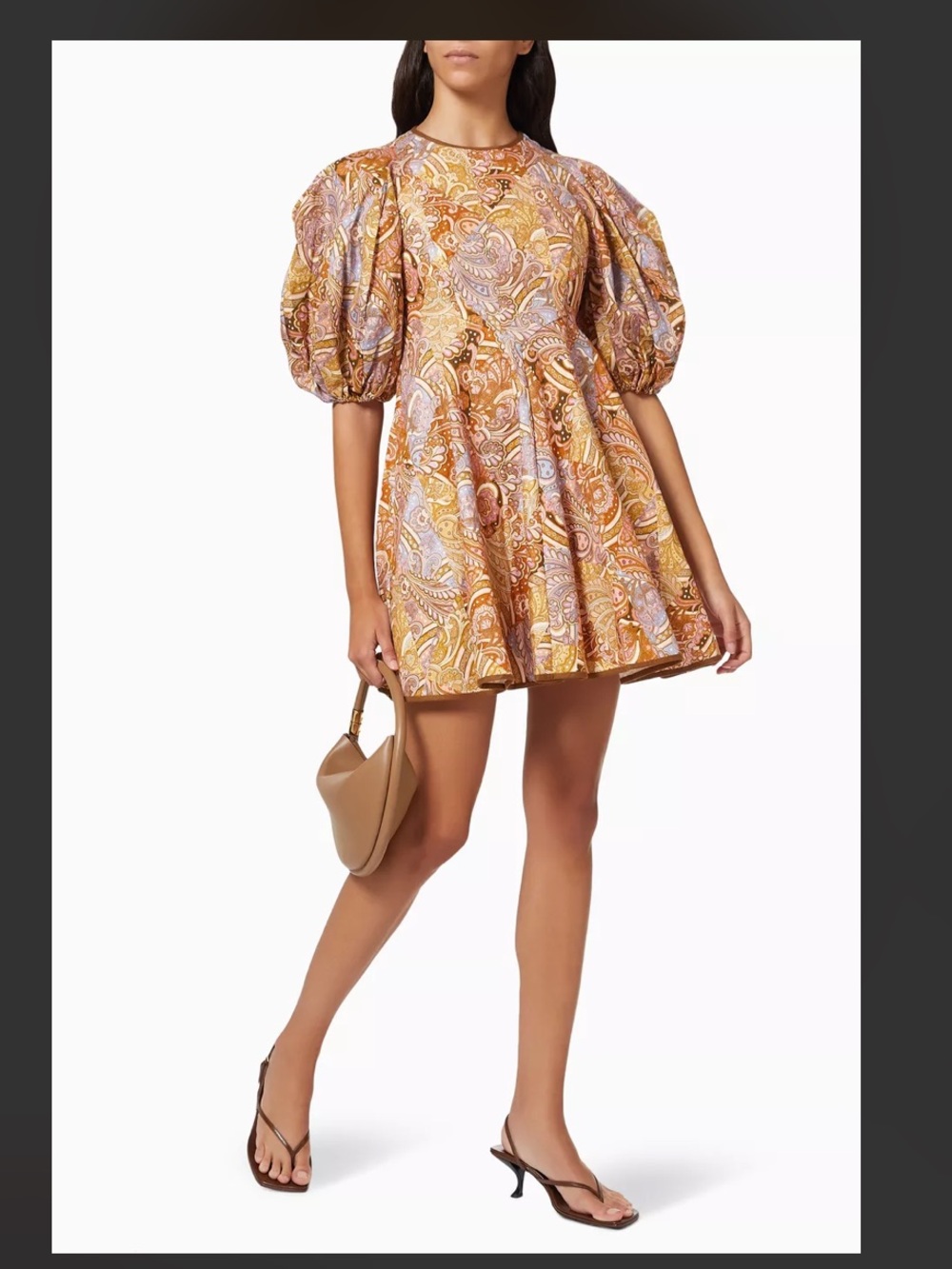 Zimmerman Concert Paisley Day Mini Dress in Linen